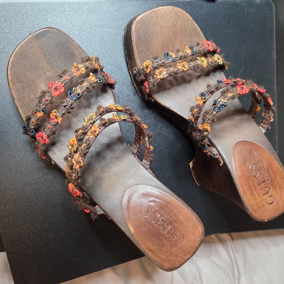 Guess retro wedge heels - Picture 1 of 7